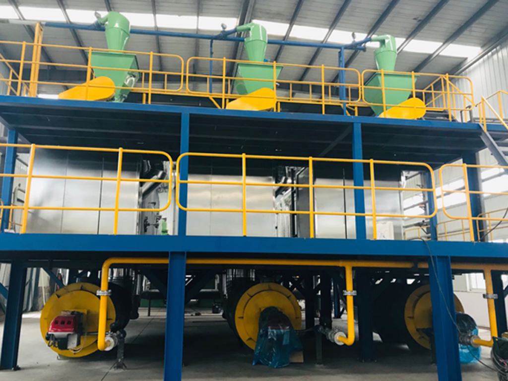 1200 Waste Tire Plastic Pyrolysis Refining Oil Plant