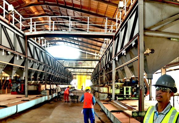  2. Palm kernel press section