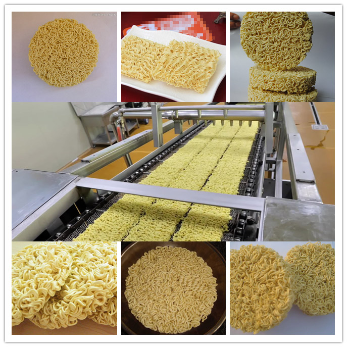 Automatic fried instant noodles production line