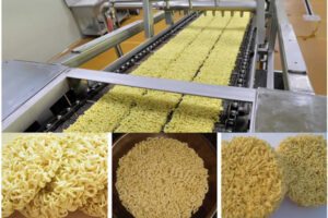 Automatic instant noodle production line