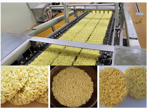 Automatic instant noodle production line