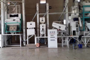 Complete automatic rice processing machine