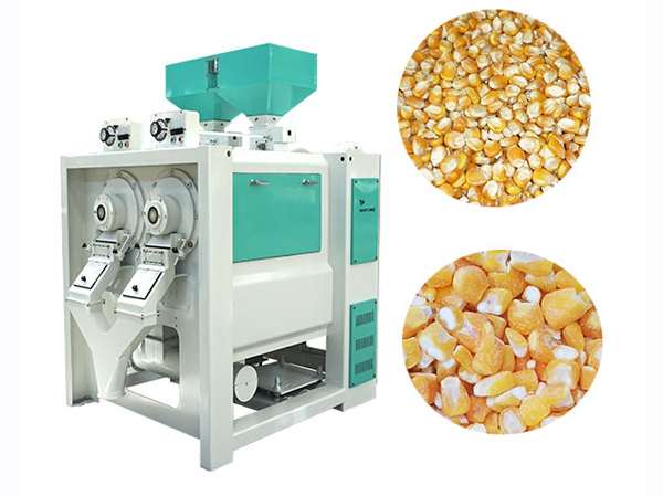 Emery Roller Maize Peeling Machine