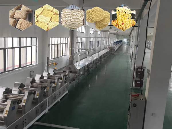 Fried instant noodles production line