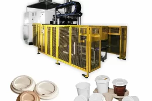 Automatic degradable pulp molded coffee cup tray production line manufacturer