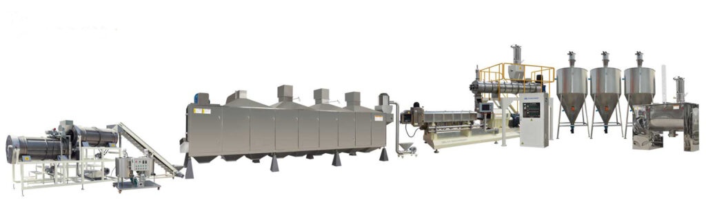 Automatic dog food production line manufacturers