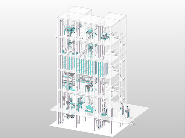 Automatic duck goose chicken feed pellet production line manufacturer