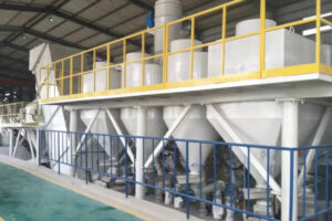 Automatic glass kilns batching and mixing production line manufacturer