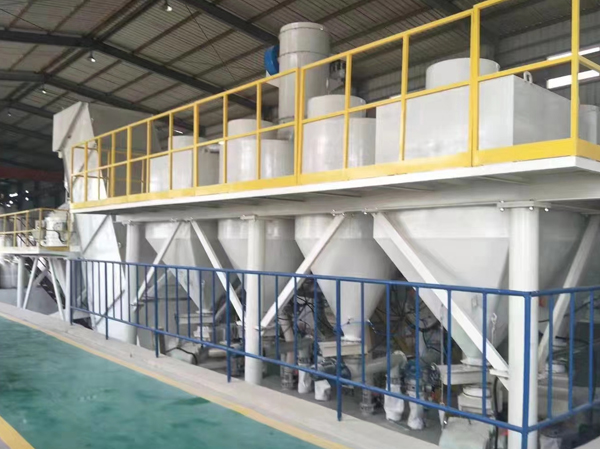 Automatic glass kilns batching and mixing production line manufacturer