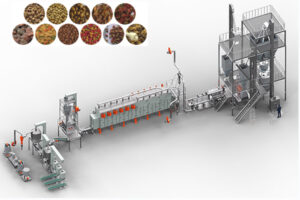 Fully automatic pet feed production line manufacturer