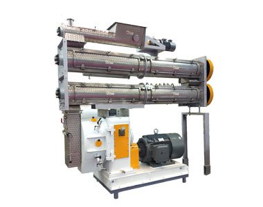 Pelletizing system of feed pellet product line