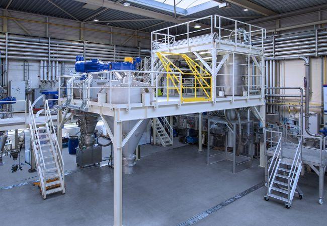 Processing technology of powder mixing systems