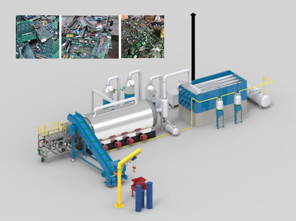 Waste Circuit Board Pyrolysis Plant