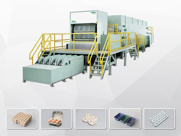 Automatic pulp egg tray production line manufacuturer