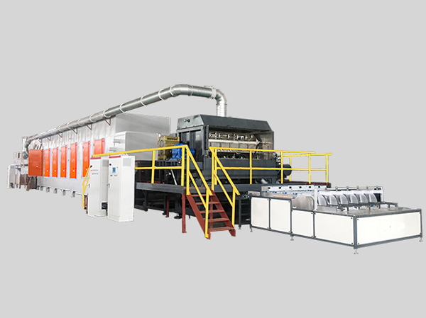 Automatic reciprocating pulp moulding egg tray production line