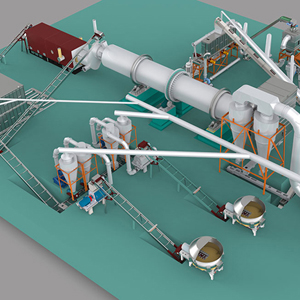 Pellet biomass production line