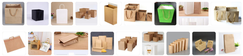 Square bottom paper bag production line