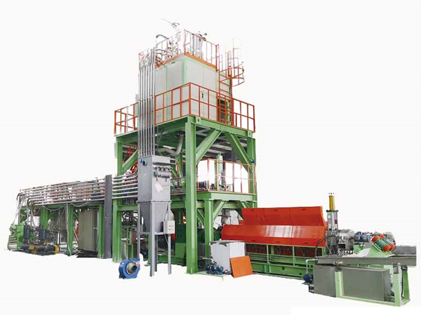 Stone paper continuous mixing granulating machine 