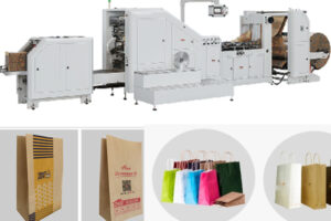 With Rope/flat handles automatic reel feeding paper bag making machine manufacturer