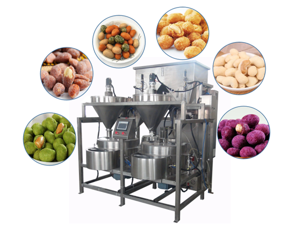 Automatic Coated Almond Machine