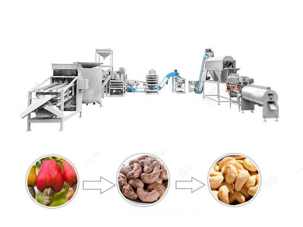 Cashew nut hulling peelling machine