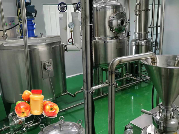 Fully automatic apple sauce production line manufacturer