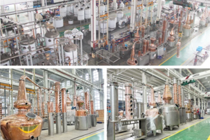 Fully automatic whiskey copper distillation machine manufacturer