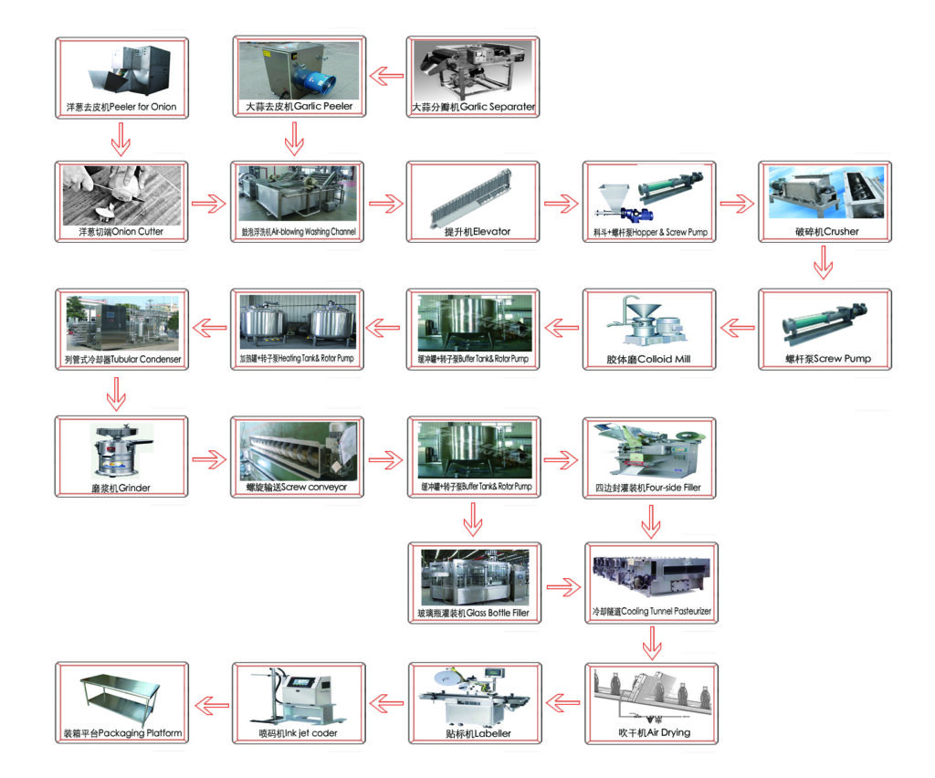 Ginger Garlic Production Line Technological 