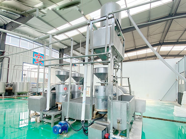 Manufacturer of automatic three link soybean slurry production line system