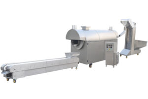 Manufacturer of electromagnetic pistachio nuts roasting production line