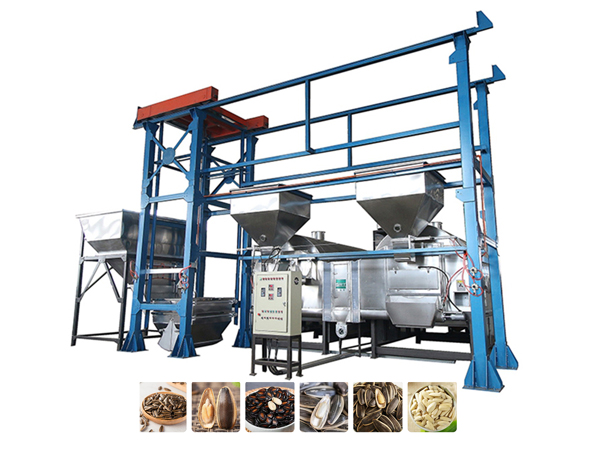 Manufacturer of peeled watermelon seed roasting production line