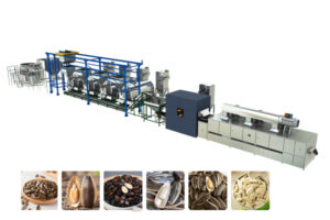 Manufacturer of stir fried peeled melon seeds roaster production line