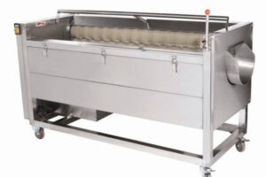 Manufacturer of vegetable brush cleaning and peeling machine