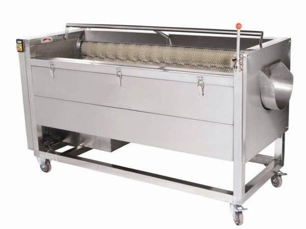 Manufacturer of vegetable brush cleaning and peeling machine