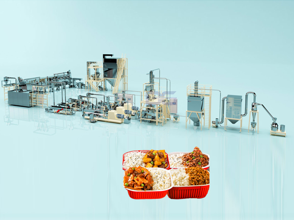 Manufacturer of automatic instant cooked rice production lines