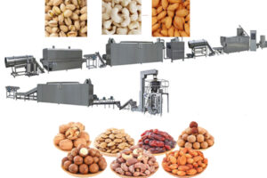 Manufacturer of automatic multi flavored nut production line