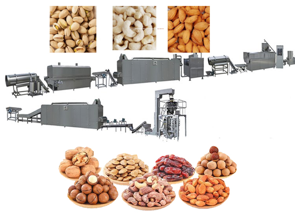 Multi flavored Nut Production Line