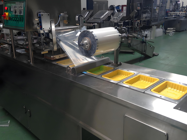 Prefabricated dishes packaging machine